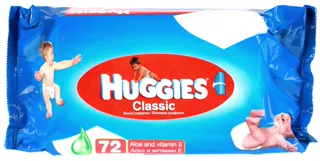 Huggies Classic Wet Wipes 72 pcs x18 — photo 6