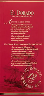 El Dorado 12-річний Золотий Ром 70cl — фото 4