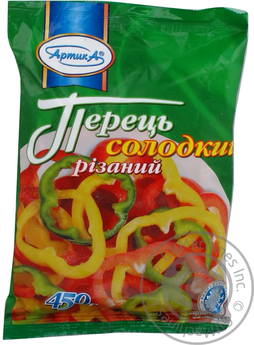 Перець Артика Солодкий Різаний 450г