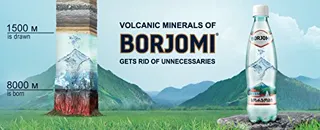 Borjomi Strongly Sparkling Mineral Water Glass Bottle 0.5L — photo 5