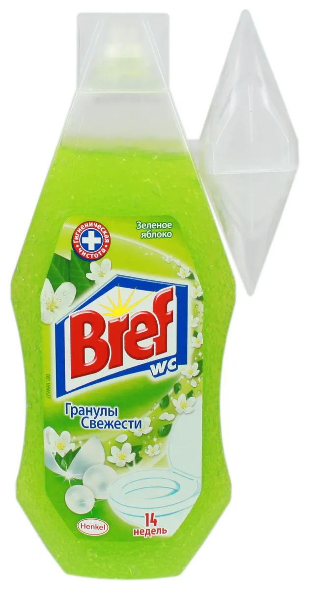 Bref Liquid Toilet Block Green Apple with Basket 360ml