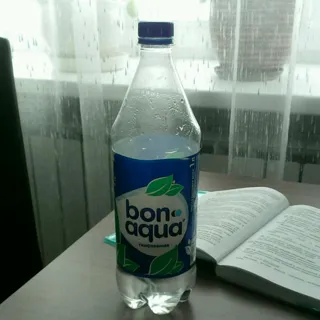 Bonaqua mineral water, sparkling, plastic bottle 1L — photo 7