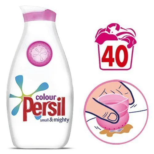 Persil Small and Mighty Laundry Liquid Color 40 Washes 2x1400ml
