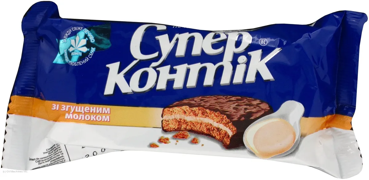 Konti Super Kontik Sandwich Cookies with Condensed Milk 100g