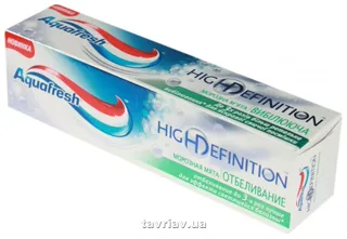 Aquafresh HighDefinition Frosty Mint Whitening Toothpaste 75ml — photo 7