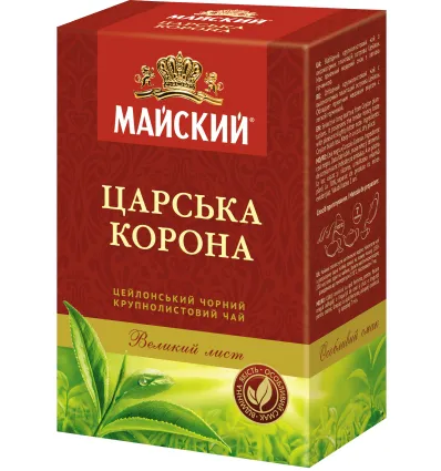 Чай Майський Царська Корона Чорний Крупнолистовий 180г