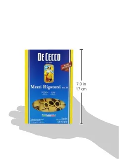 De Cecco Pasta, Mezzi Rigatoni, 16 oz (5 pack) — photo 3