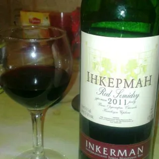Inkerman Red Semi-Sweet Wine 0.75L — photo 8