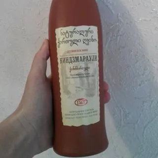 D&T Kindzmarauli Red Semi-Sweet Wine 10-12% 0.75L — photo 2