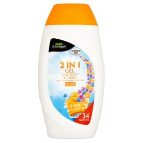 ASDA Selected 2 in 1 Fruit and Amber Star Gel 34 Washes