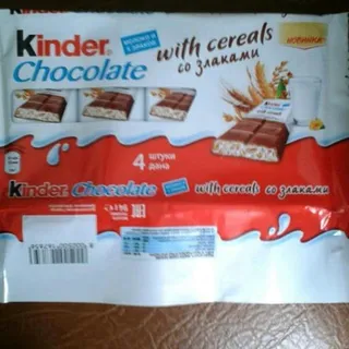 Kinder Country Milk Chocolate with Cereals 4pcs 94g — photo 8