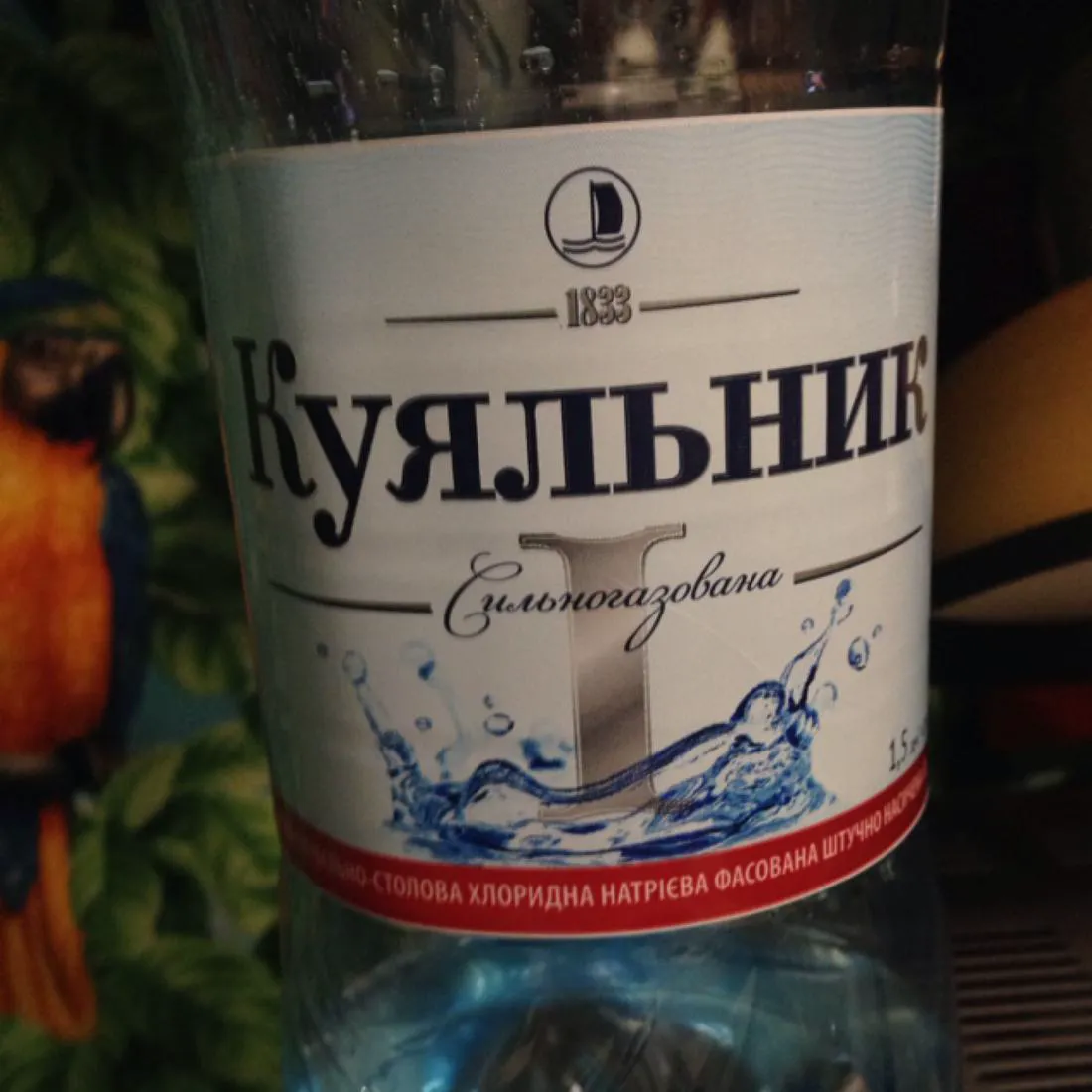Kuialnyk 1 Mineral Sparkling Water Plastic Bottle 1.5L