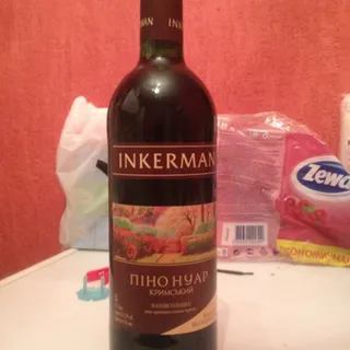 Inkerman Pinot Noir Crimean Red Semi-Sweet Table Wine 0.75L — photo 6