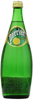 Perrier Sparkling Natural Mineral Water, Lemon 25.3 oz Glass Bottle — photo 8