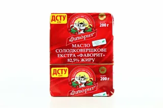 Favorit Extra Sweet Cream Butter 82.5% 200g — photo 2
