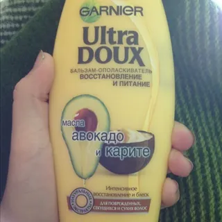 Бальзам-ополіскувач Garnier Ultra Doux Авокадо і каріте для відновлення та живлення 200 мл — фото 10