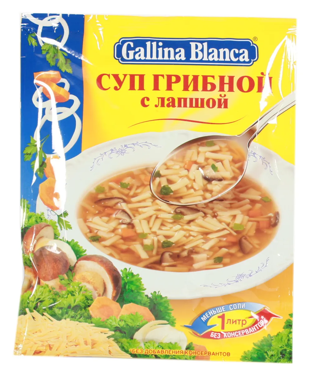 Gallina Blanca Mushroom Soup with Noodles 51 g