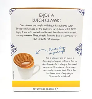 Daelmans Dutch Stroopwafels with honey, cinnamon and Bourbon vanilla Real 10.94 oz Gift box — photo 5