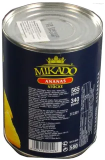 Canned Pineapple Pieces 580ml Tin — photo 6