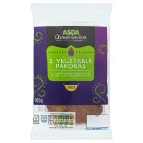 Asda Chosen By You 2 Vegetable Pakoras