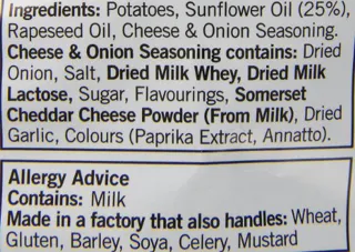 Walkers Cheese & Onion Chips — photo 2