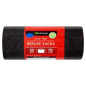 Плоскі сміттєві мішки Asda 70 л