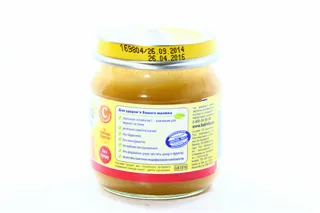 Bebivita Apricot and Apple Puree from 5 Months Glass Jar 100g — photo 2