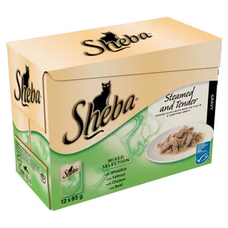 Sheba Steamed Pouches Fish & Meat in Sauce — photo 2