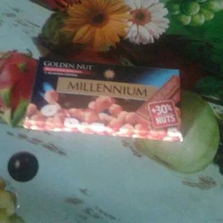 Millennium Golden Nut milk chocolate with whole hazelnuts 100g — photo 3