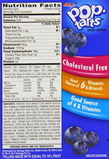 Kelloggs Pop Tarts глазуровані з чорницею — фото 8