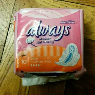Always Sensitive Ultra Normal Plus Sanitary Pads 10 pcs — photo 4