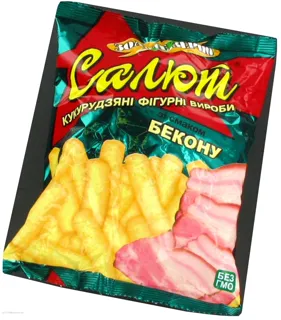 Salut Bacon Shaped Corn Sticks Zolote Zerno 45g — photo 2