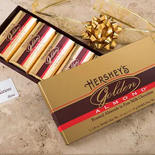 Hersheys Golden Almond Chocolate Bar Gift Box, 5-Pack, 2.8 oz bars — photo 4