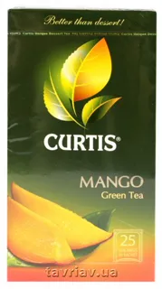 Curtis Mango Green Tea Chinese Small Leaf Flavored 2g*25pcs 50g — photo 6