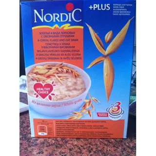 Nordyk Cereal Flakes 4 Grains with Oat Bran 600g — photo 5