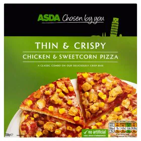ASDA Chicken and Corn Pizza