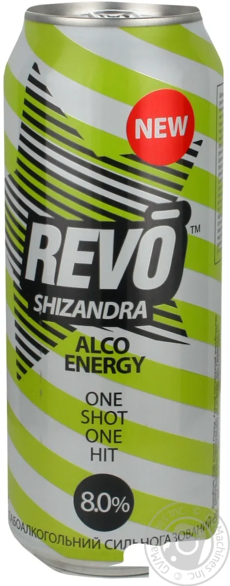 Revo Напій Енерг С/А 0.5л Шизандра