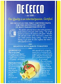 De Cecco Pasta, Rigatoni, 16 oz (5 pack) — photo 4