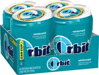Orbit Gum Bottles, Wintermint, 55g (4-pack) — photo 6