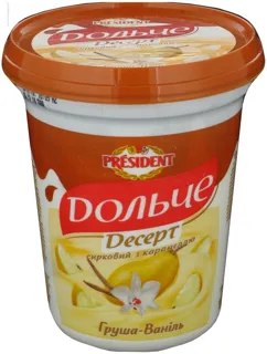 Dolce Pear-Vanilla Curd Dessert with Caramel 4% 400g — photo 3
