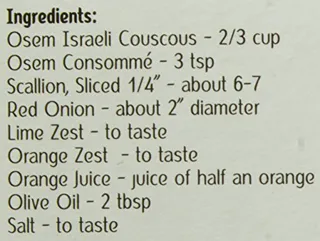 Osem Israel Pearl Couscous, Original, 8.8 oz (12 pack) — photo 4