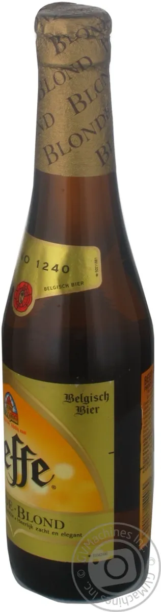 Пиво Leffe Blonde світле 6,6% пляшка 0,33 л