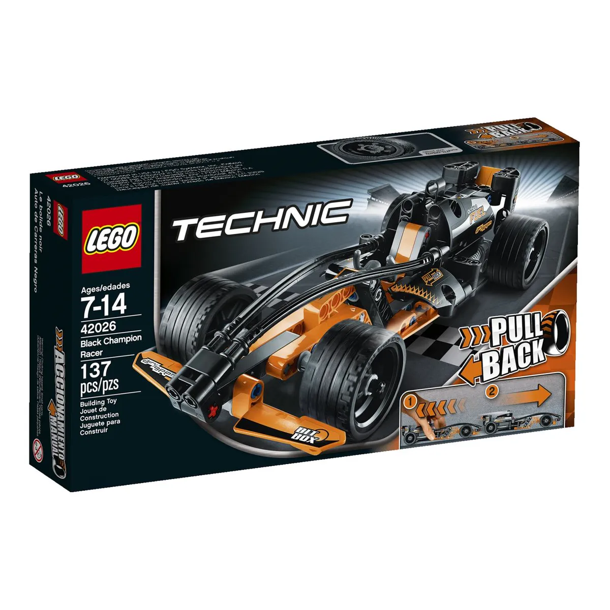 Lego Технік Чорний Гоночний Автомобіль