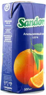 Sandora Orange Juice Tetra Pak 500ml — photo 4