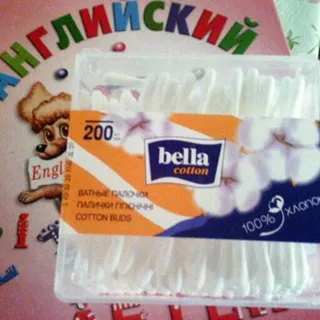 Bella Cotton Hygienic Cotton Swabs 200 pcs — photo 3