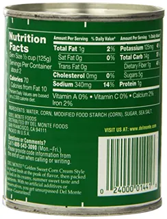 Del Monte Cream Style Corn, 8.25 oz (Pack of 12) — photo 4
