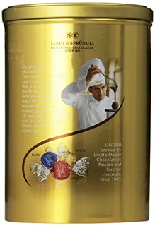 Lindt Chocolate Truffles Assorted Lindoro Truffle Nostalgic Gift Tin, 8.5 oz — photo 3