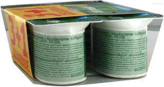 Danone Activia Classic Bifidoyogurt 3.5% Plastic Cup 4x120g — photo 3