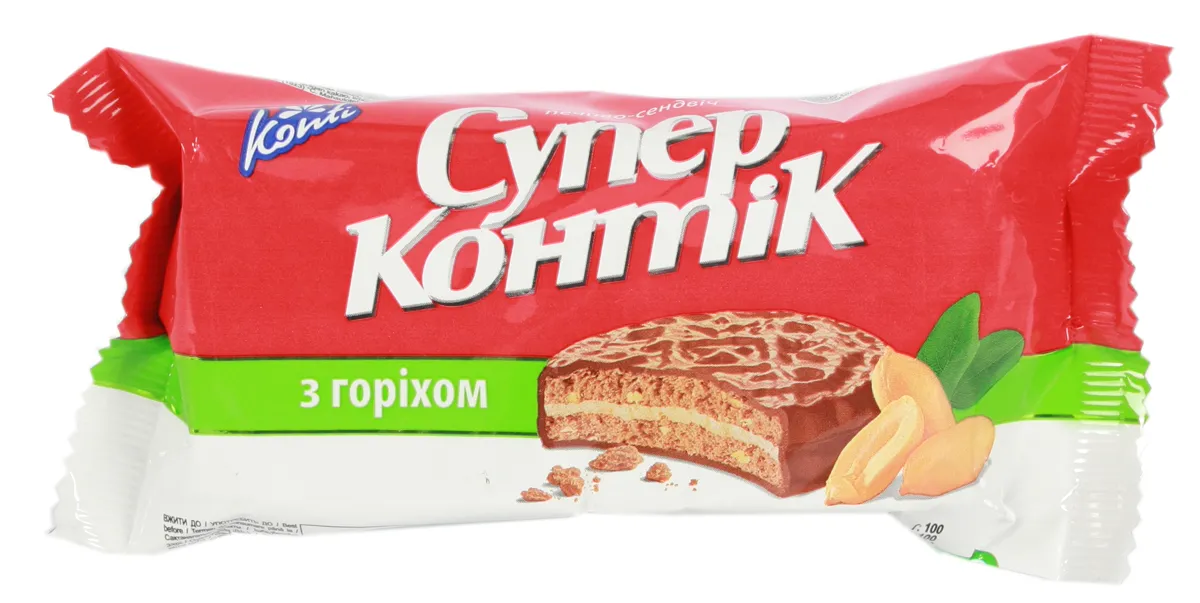 Konti Super Kontik Nut Cookies in Milk Glaze 100g