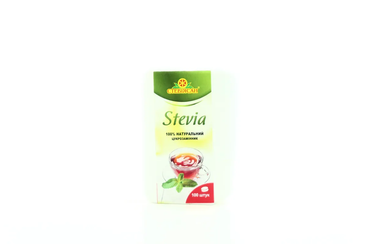 SteviaSan Stevia Extract 100 Tablets